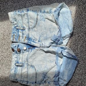 High waisted shorts